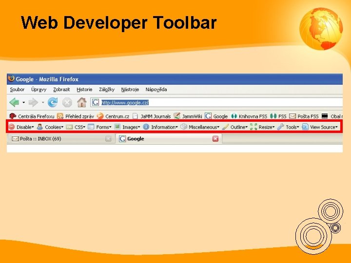 Web Developer Toolbar 