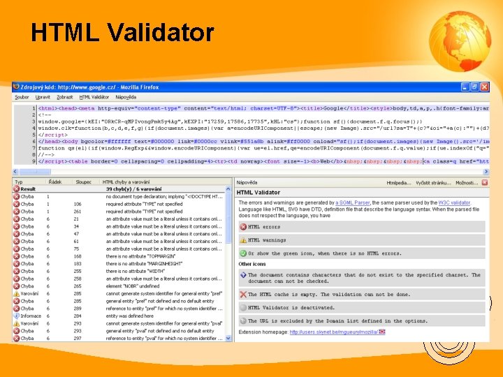 HTML Validator 