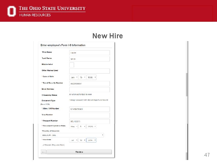 New Hire 47 