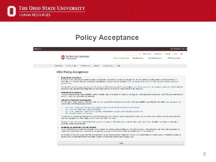 Policy Acceptance 6 