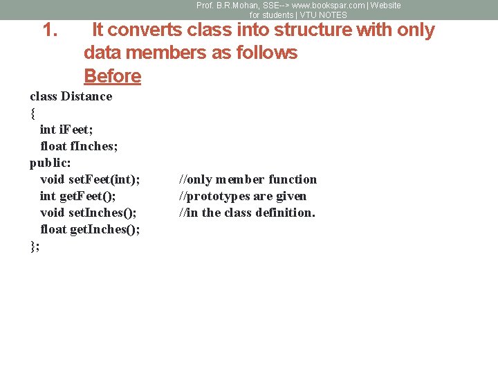 1. Prof. B. R. Mohan, SSE--> www. bookspar. com | Website for students |
