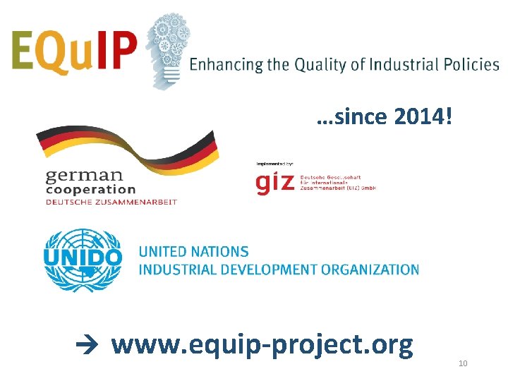 …since 2014! www. equip-project. org 10 