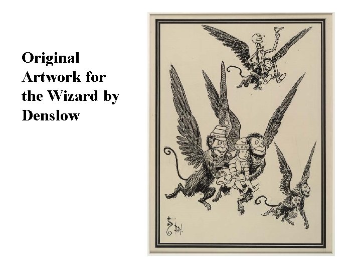 Original Artwork for the Wizard by Denslow 