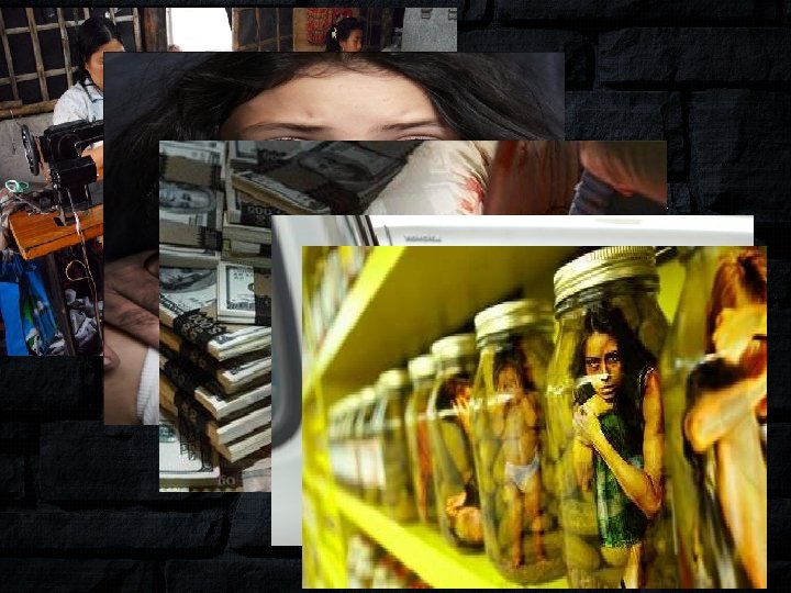 İnsan alverinə məruz qalanlar cinsi istismar, kənd təsərrüfatı, ev xidmətçiliyi, tikinti sahəsi, dilənçilik etmək