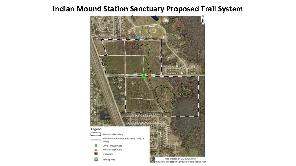 Indian Mound Station Sanctuary Proposed Trail System 