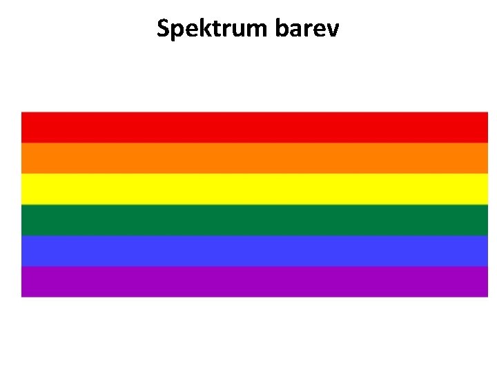 Spektrum barev 