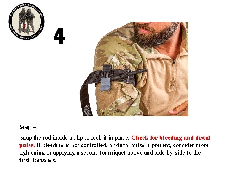 Step 4 Snap the rod inside a clip to lock it in place. Check Step 4 Snap the rod inside a clip to lock it in place. Check