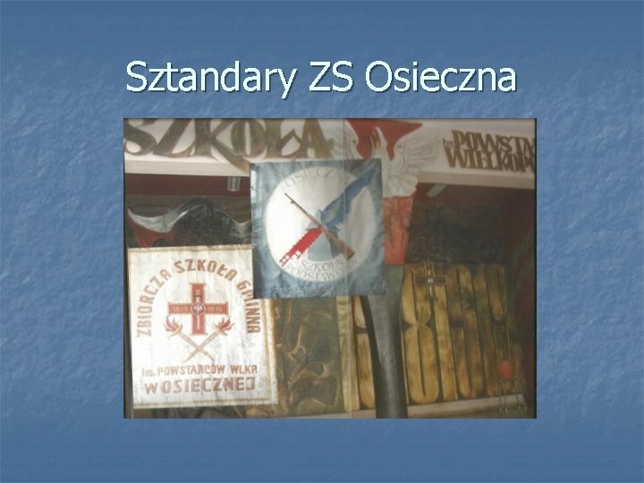 Sztandary ZS Osieczna 