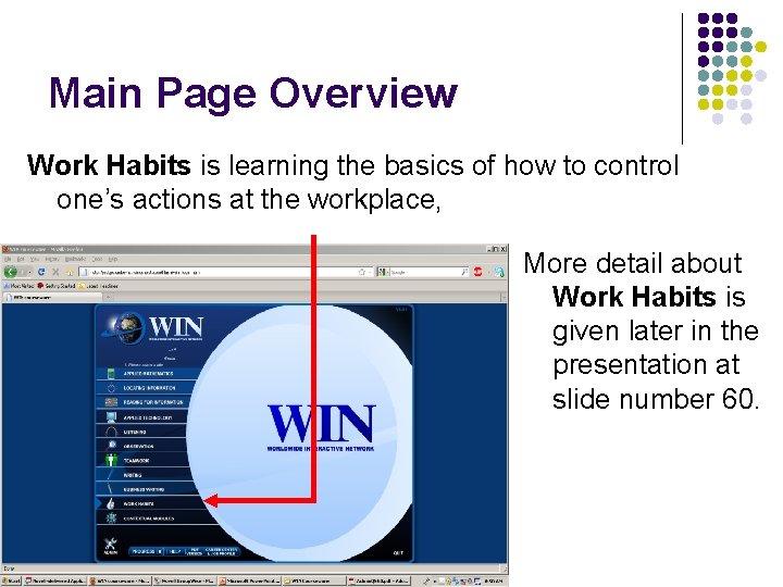 Main Page Overview Work Habits is learning the basics of how to control one’s