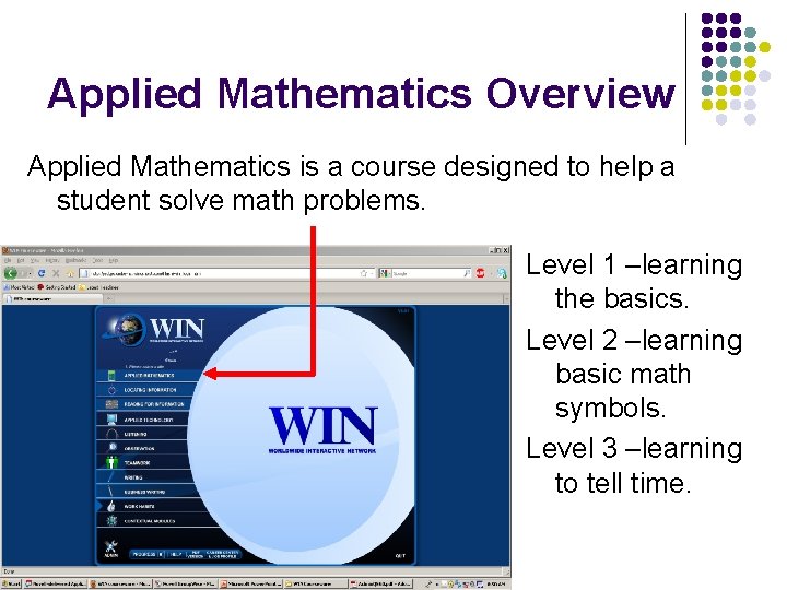 Applied Mathematics Overview Applied Mathematics is a course designed to help a student solve