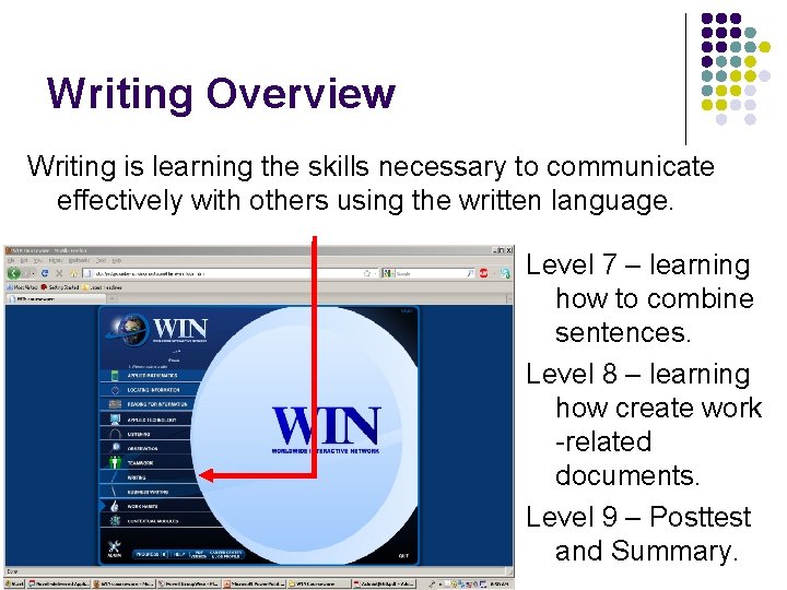 Writing Overview Writing is learning the skills necessary to communicate effectively with others using