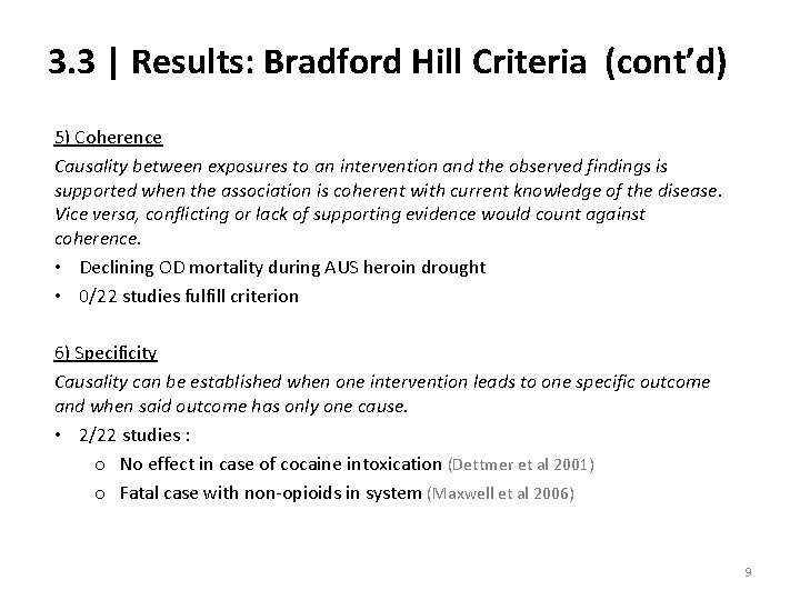 How strong is the evidence for benefit from