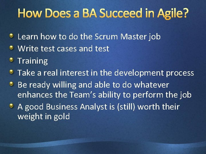 How Does a BA Succeed in Agile? Learn how to do the Scrum Master