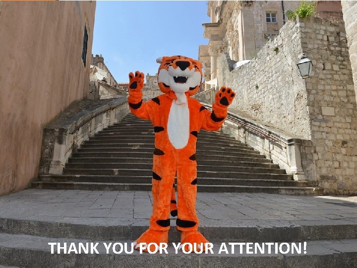 THANK YOU FOR YOUR ATTENTION! 