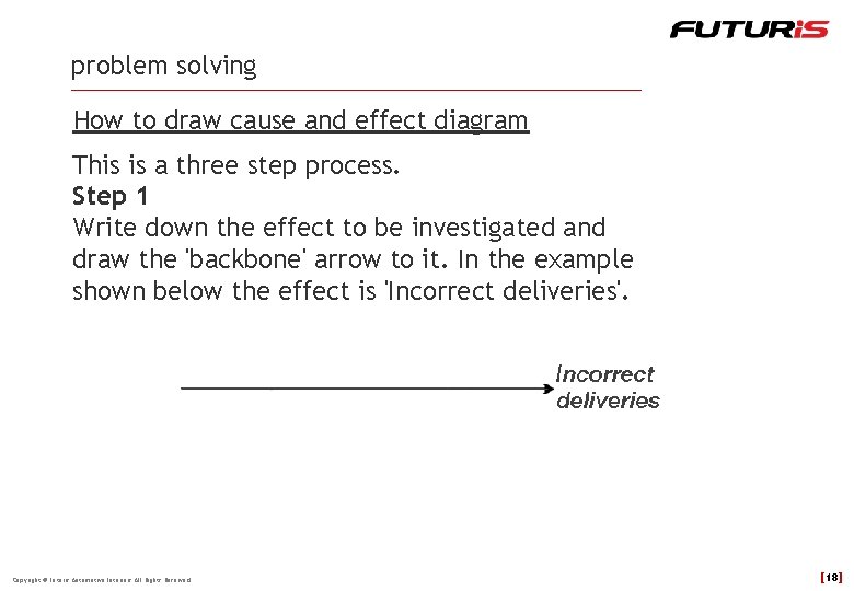 problem solving How to draw cause and effect diagram This is a three step