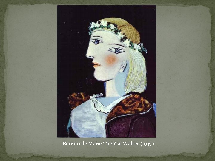 Retrato de Marie Thérèse Walter (1937) 