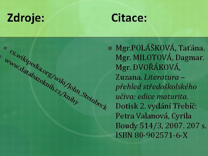 n Zdroje: n Citace: n cs. wi ww kip ed w. ia. da tab