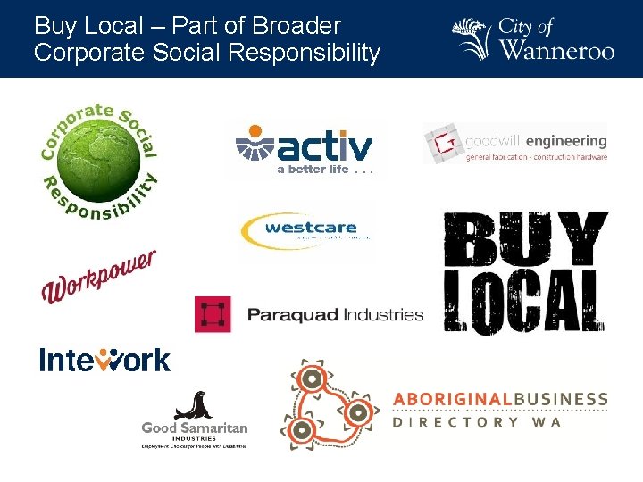 Buy Local ‒ Part of Broader Corporate Social Responsibility 