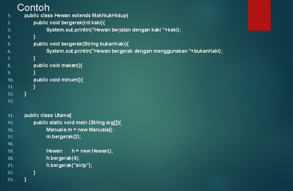 Contoh 1. 2. 3. 4. 5. 6. 7. 8. 9. 10. 11. 12. public Contoh 1. 2. 3. 4. 5. 6. 7. 8. 9. 10. 11. 12. public