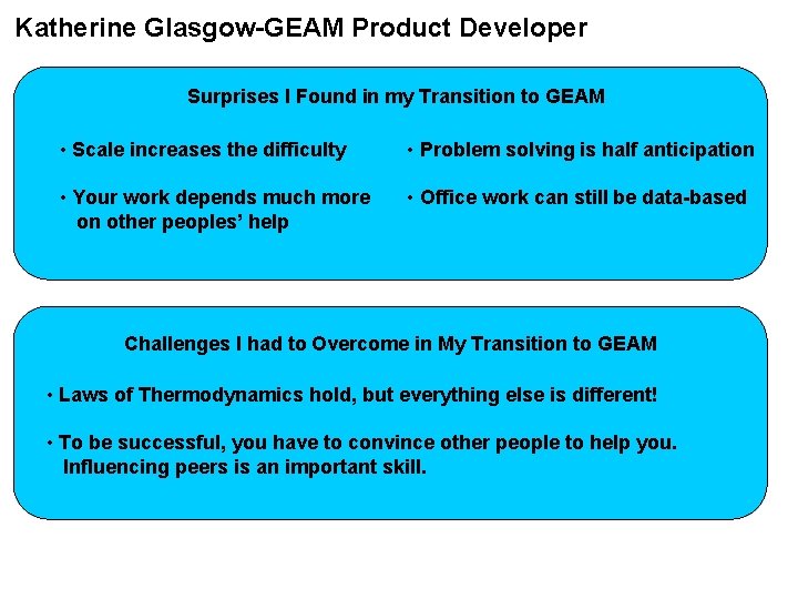 Katherine Glasgow-GEAM Product Developer Surprises I Found in my Transition to GEAM • Scale