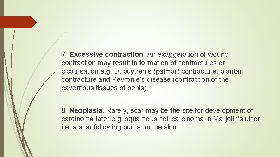 REPAIR WOUND HEALING Repair Wound healing by primary