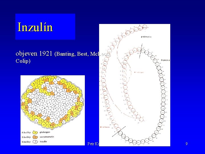 Inzulín objeven 1921 (Banting, Best, Mc. Leod, Colip) Petr Kolář 2014 © 9 