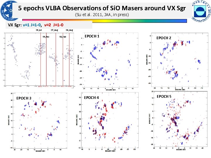 5 epochs VLBA Observations of Si. O Masers around VX Sgr (Su et al.