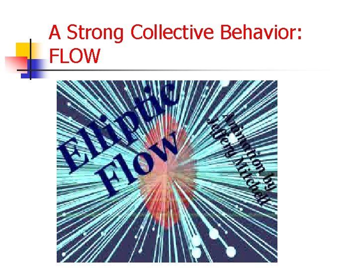 A Strong Collective Behavior: FLOW 