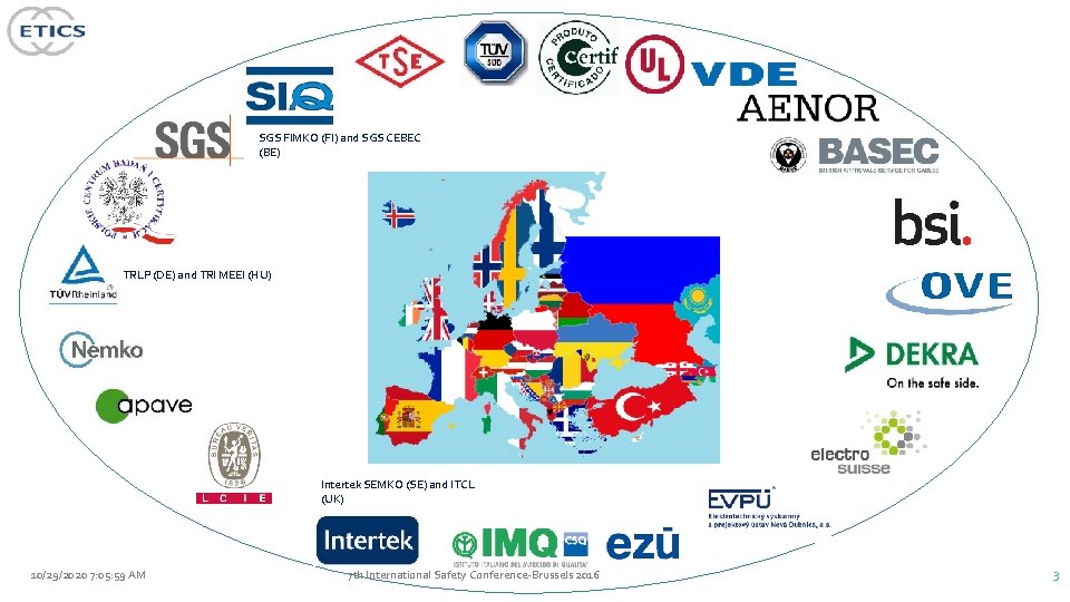 SGS FIMKO (FI) and SGS CEBEC (BE) TRLP (DE) and TRI MEEI (HU) Intertek