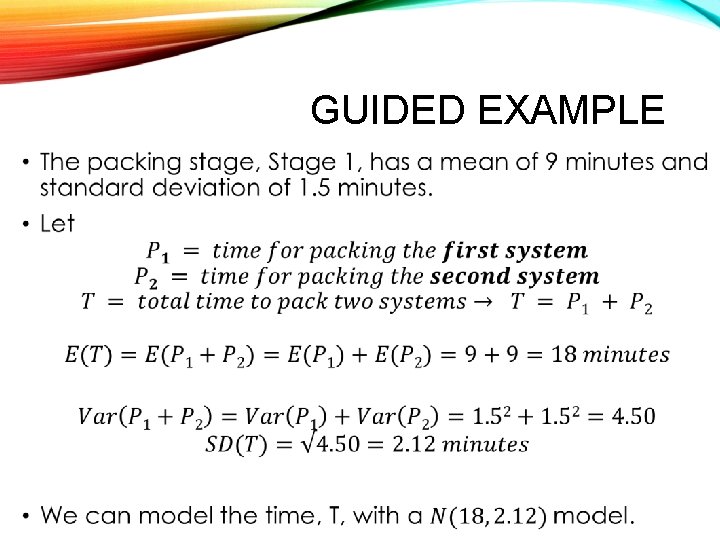 GUIDED EXAMPLE • 
