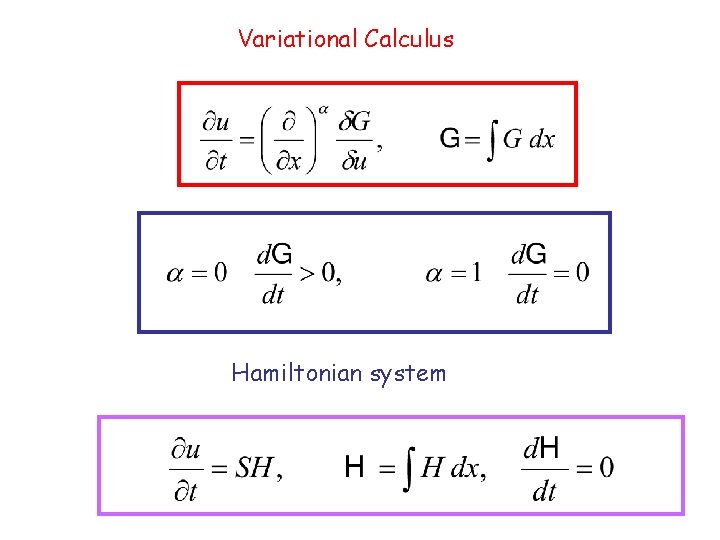 Variational Calculus Hamiltonian system 