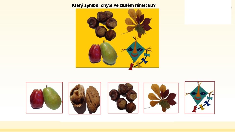 Který symbol chybí ve žlutém rámečku? 