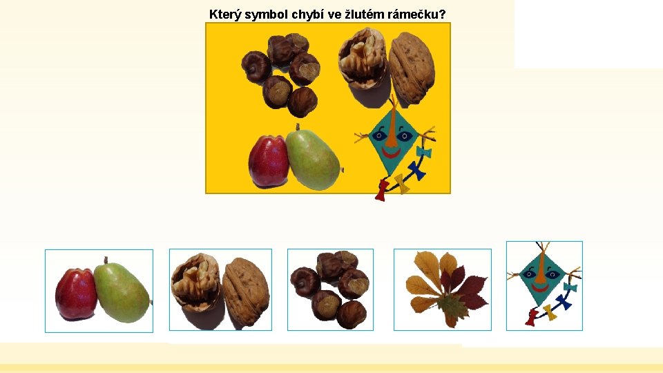 Který symbol chybí ve žlutém rámečku? 