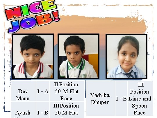 Dev Mann Ayush II Position I - A 50 M Flat 17 Race III Dev Mann Ayush II Position I - A 50 M Flat 17 Race III