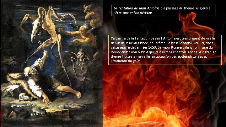 La Tentation de saint Antoine : le passage du thème religieux à l'érotisme et