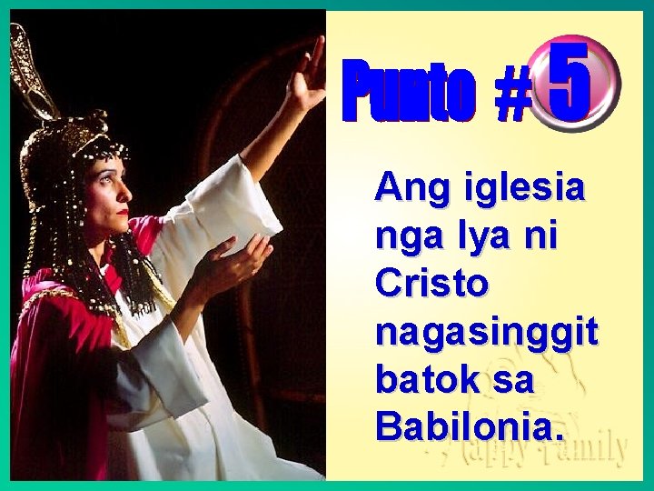 Ang iglesia nga Iya ni Cristo nagasinggit batok sa Babilonia. 