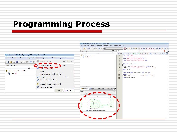 Programming Process Programming Process