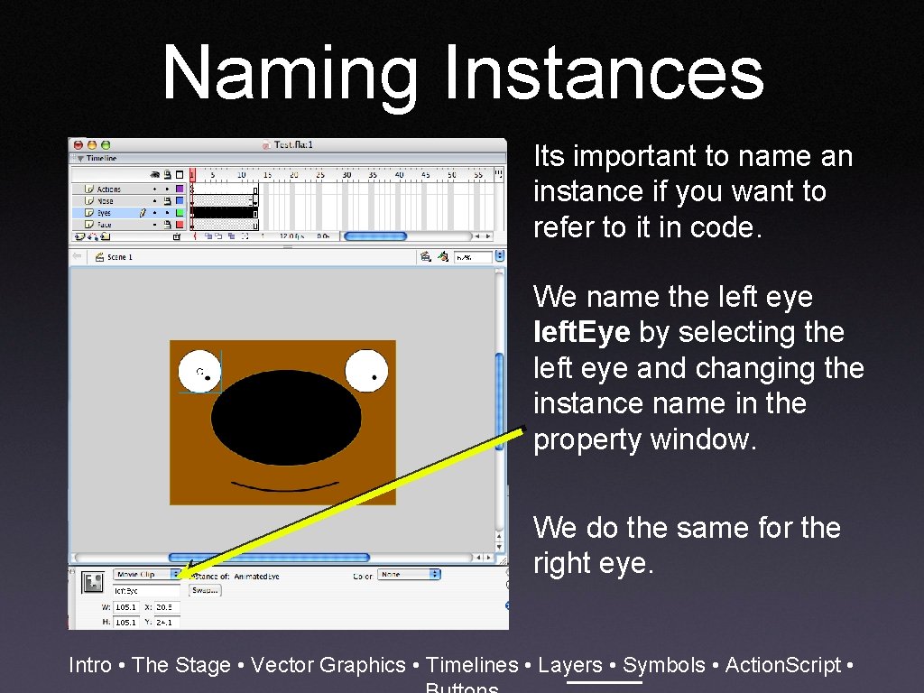 Naming Instances Its important to name an instance if you want to refer to