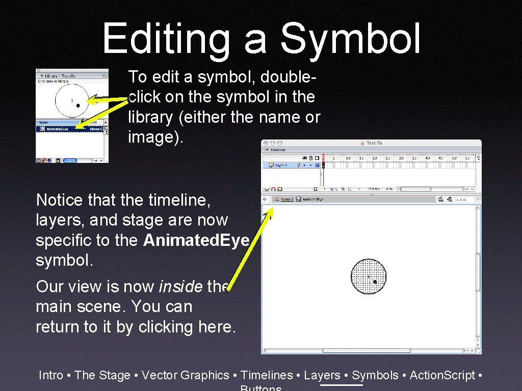 Editing a Symbol To edit a symbol, doubleclick on the symbol in the library