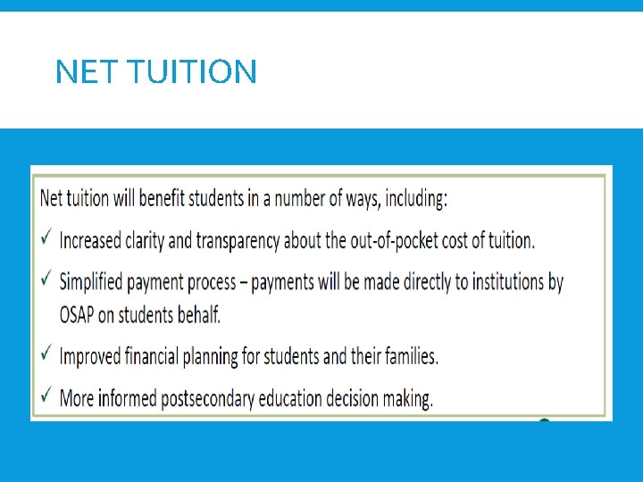 NET TUITION 