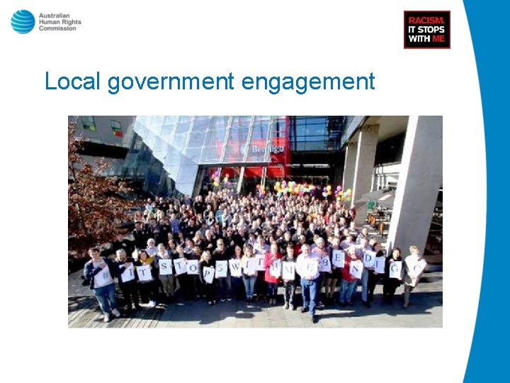 Local government engagement 