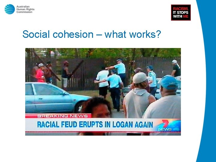 Social cohesion – what works? 