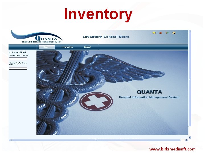 Inventory www. birlamedisoft. com 