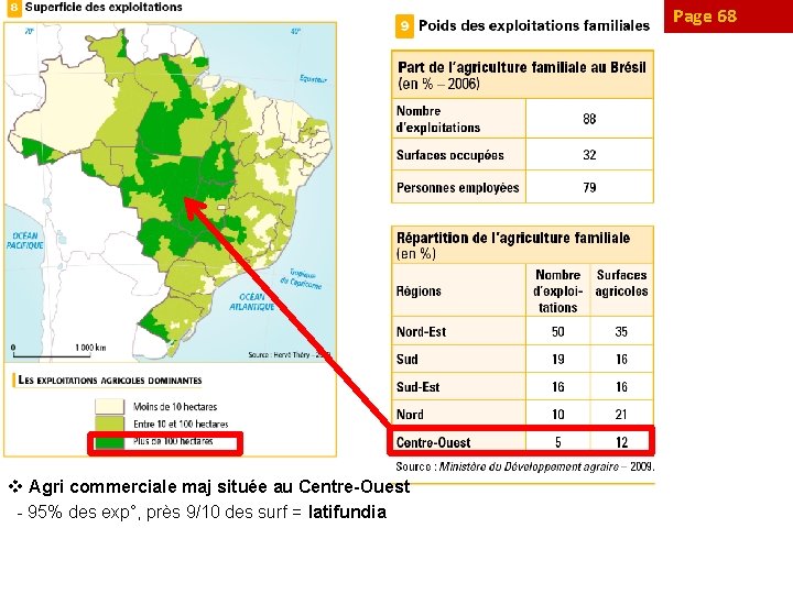 Page 68 v Agri commerciale maj située au Centre-Ouest - 95% des exp°, près