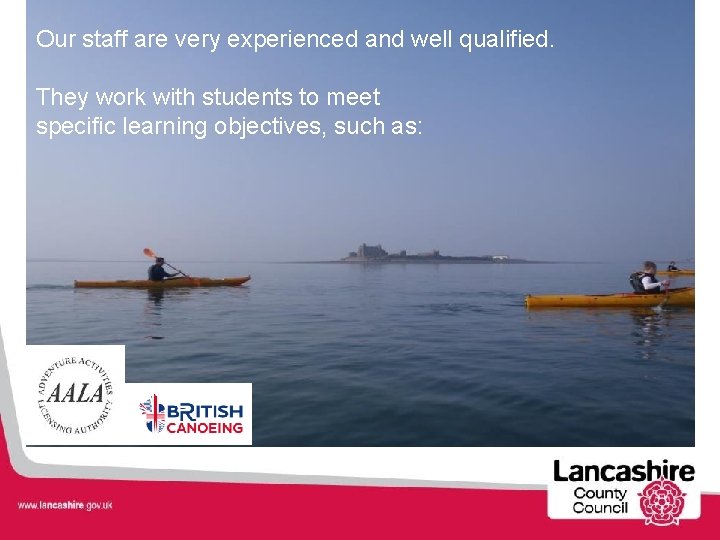 Our staff are very experienced and well qualified. They work with students to meet