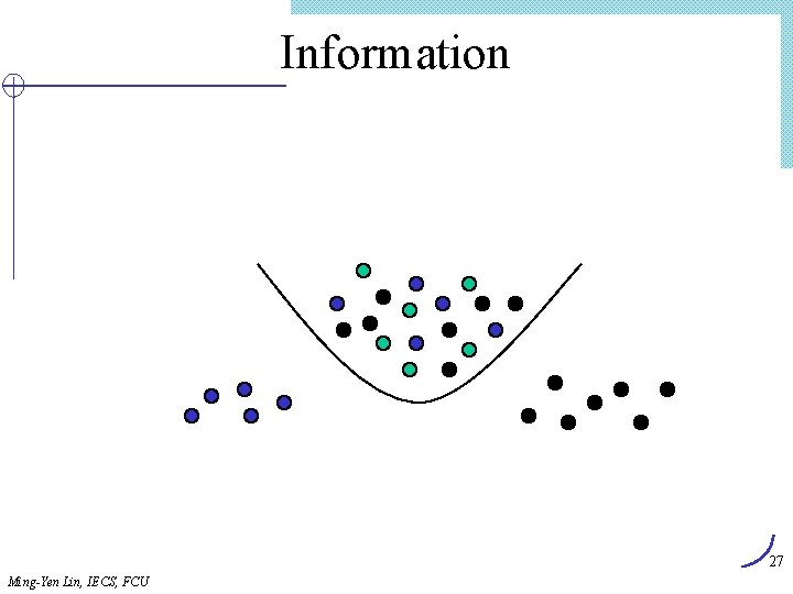 Information 27 Ming-Yen Lin, IECS, FCU 