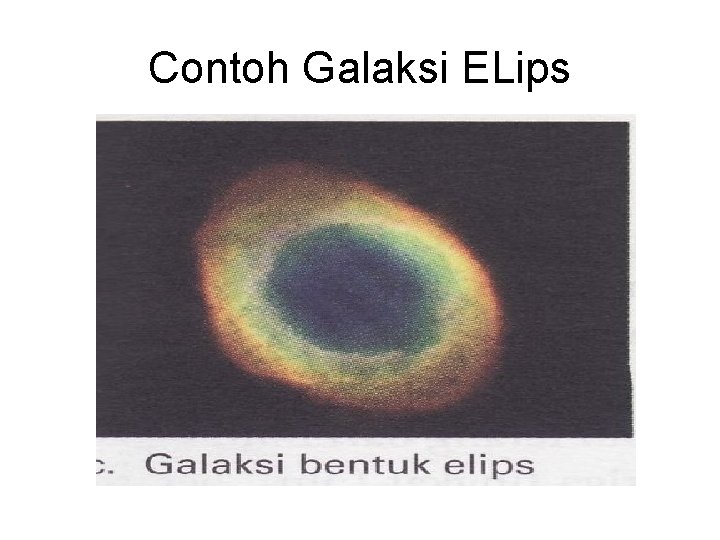 Contoh Galaksi ELips 