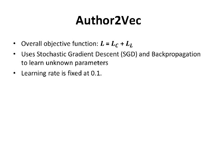 Author 2 Vec • 