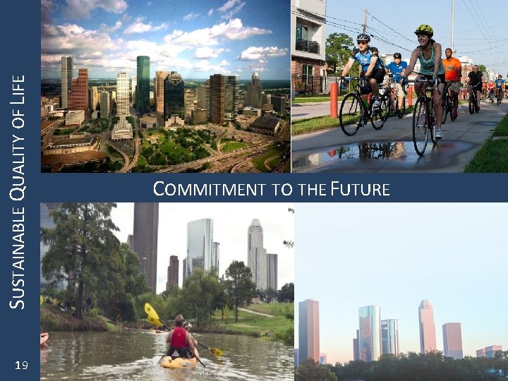 SUSTAINABLE QUALITY OF LIFE 19 COMMITMENT TO THE FUTURE 10/7/016 
