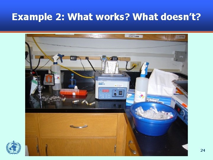 Example 2: What works? What doesn’t? 24 